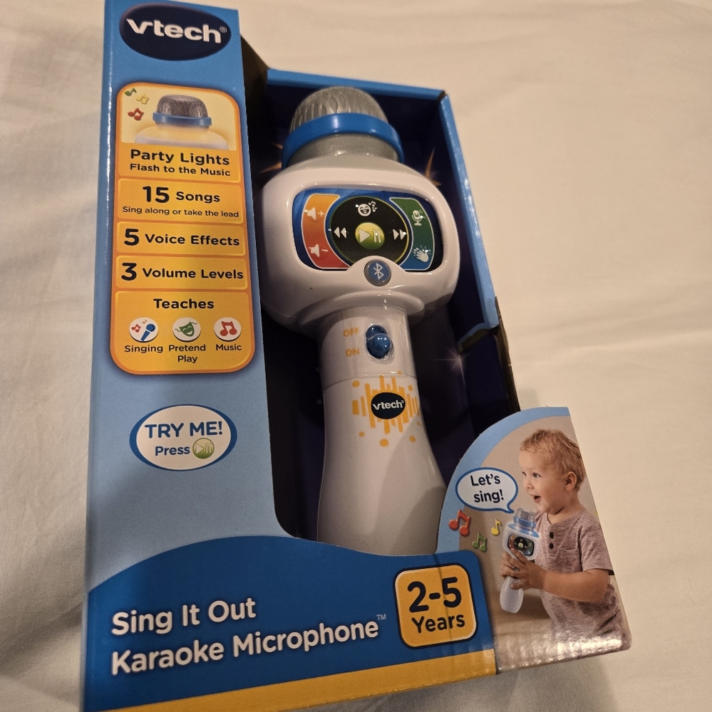 Kids Karaoke Microphone - Blue